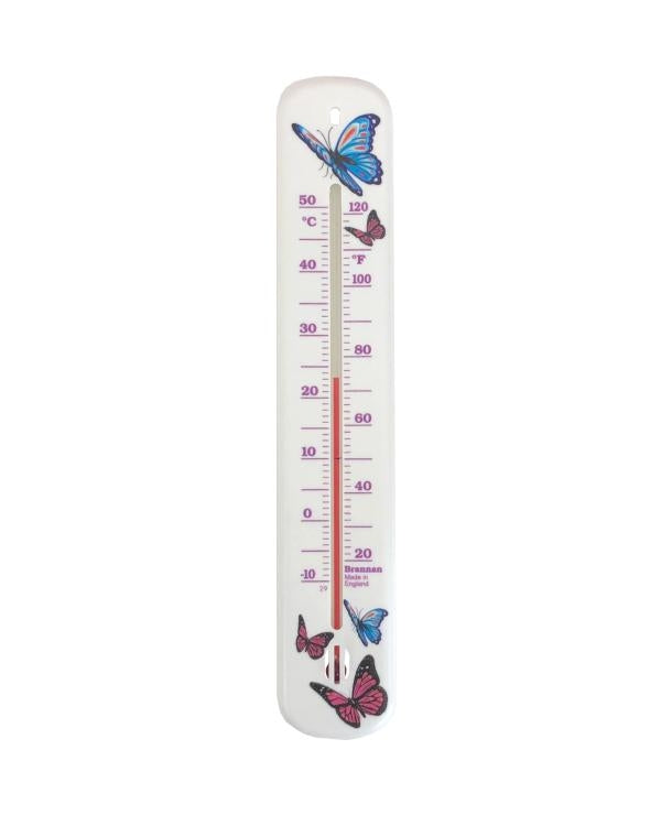 Brannan 14/462/3 | Decorative Wall Thermometer, Butterfly | 215 mm, -20 to +50 °C - generaltechuae