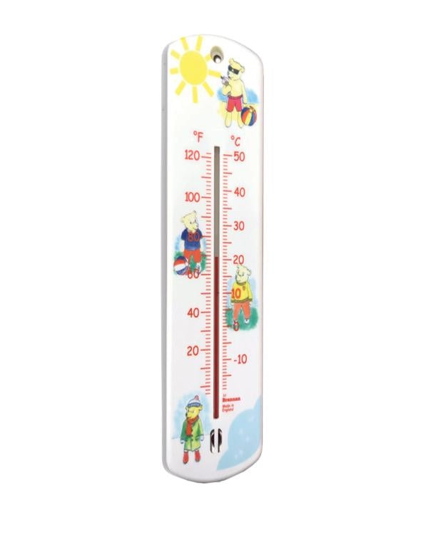 Brannan 14/472/2 | 240 mm Nursery Wall Thermometer, Teddy Bear Design | -10 to +50 °C/°F - generaltechuae (2)