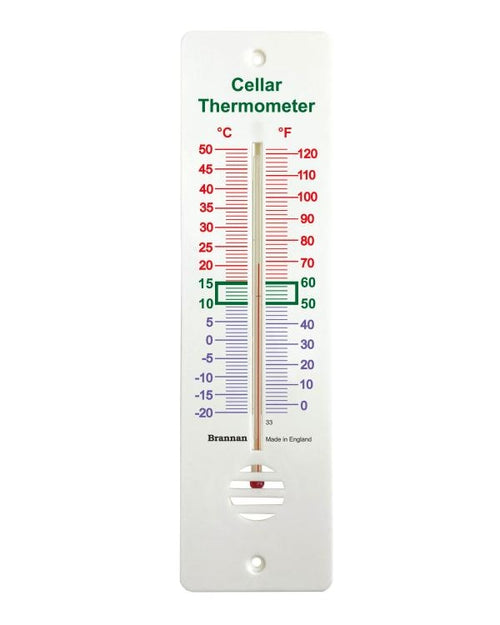 Brannan 14/705/3 | Cellar Wall Thermometer | 255 mm, -10 to +50 °C - generaltechuae