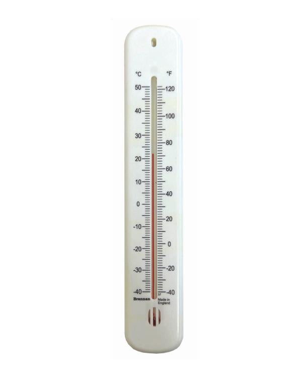 Brannan 14/811/3 | 215 mm Plastic Wall Thermometer, Low Range | -40 to +50 °C/°F - generaltechuae