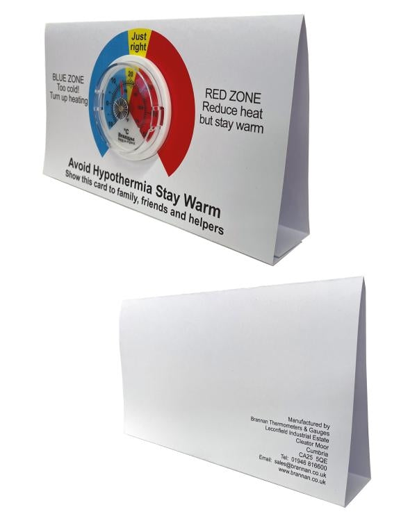 Brannan 14/864/3 | Mounted Dial Hypothermia Thermometer | -10 to +50 °C, Card Stand - generaltechuae (2)