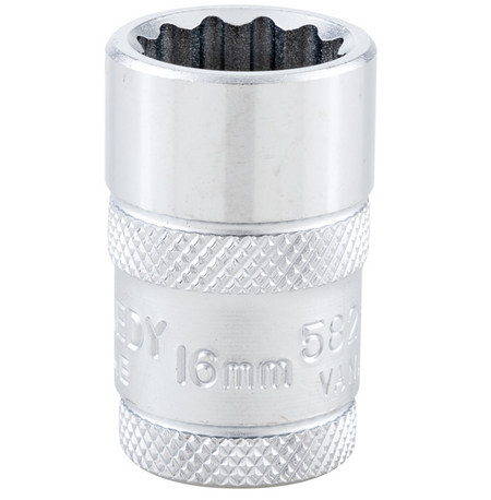 Kennedy-Pro KEN5826980K |  1/2in. Drive |  Bi-Hexagon Socket | 16mm, Metric, 12 Point