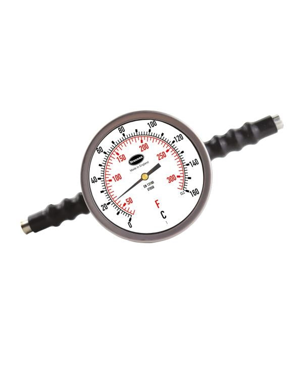 Brannan 15/430/0 | Heavy Duty Soil/Silage Dial Thermometer | 0 to 160 °C/°F, 600 mm stem - generaltechuae