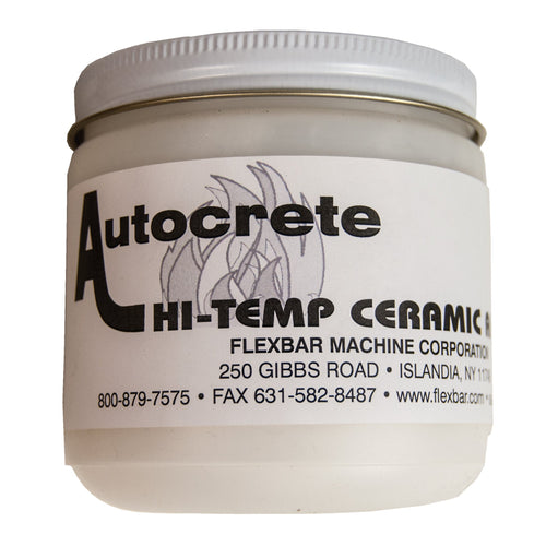 Flexbar 15030 | Autocrete Ceramic Adhesive | 1 lb Jar, to 3000 °F - generaltechuae