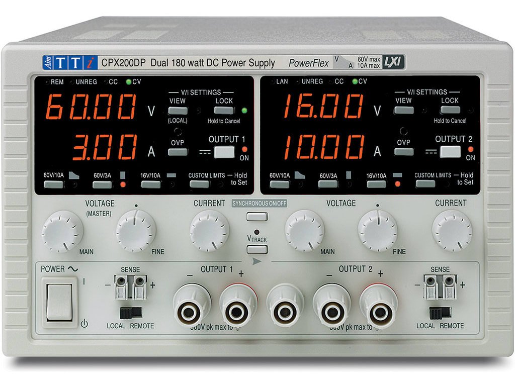 Aim TTi CPX200DP | PowerFlex DC Power Supply Dual Outputs | with USB, RS232 and LAN Interfaces