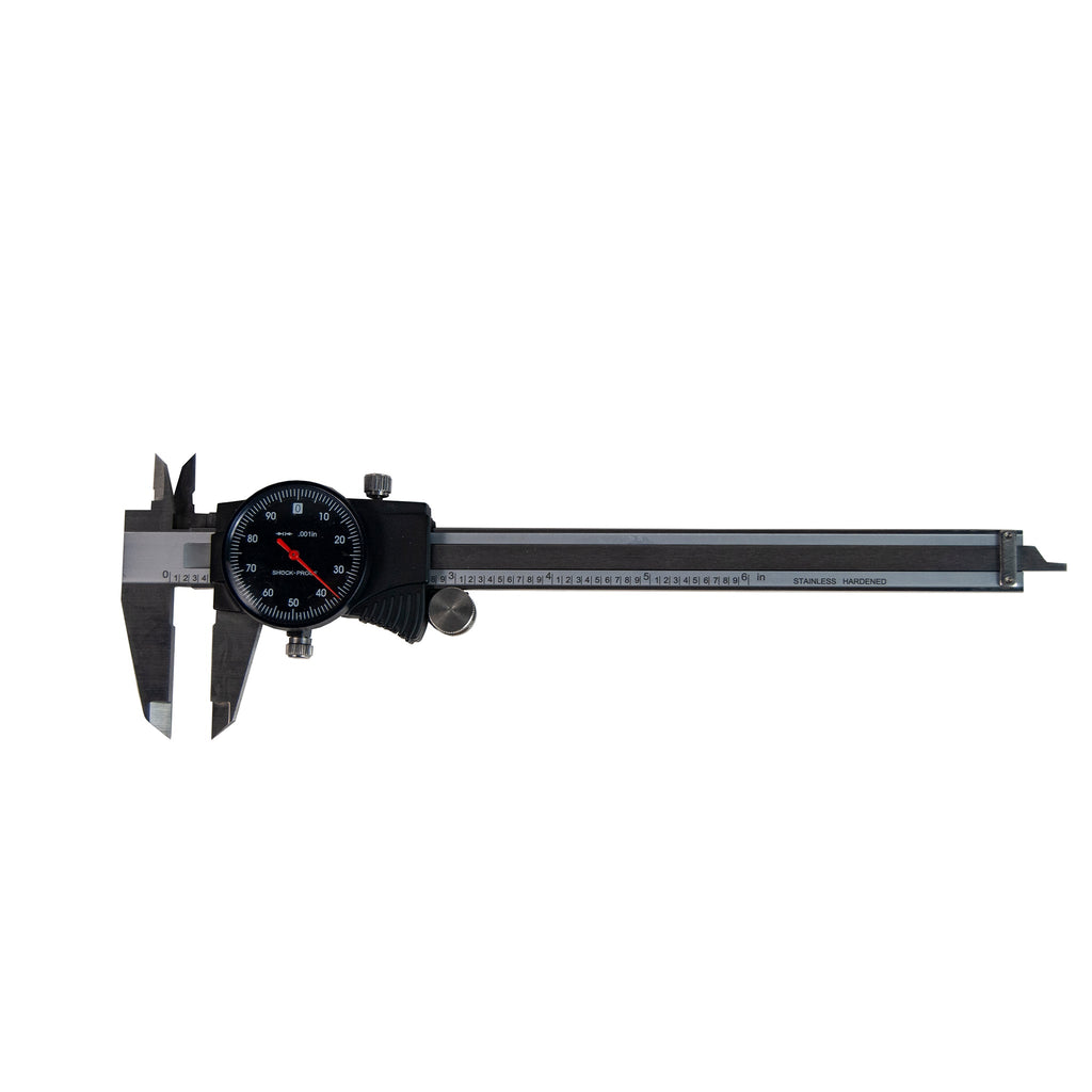 Flexbar 15780 | Black Face Dial Caliper | 0-6 in, .001 in - generaltechuae