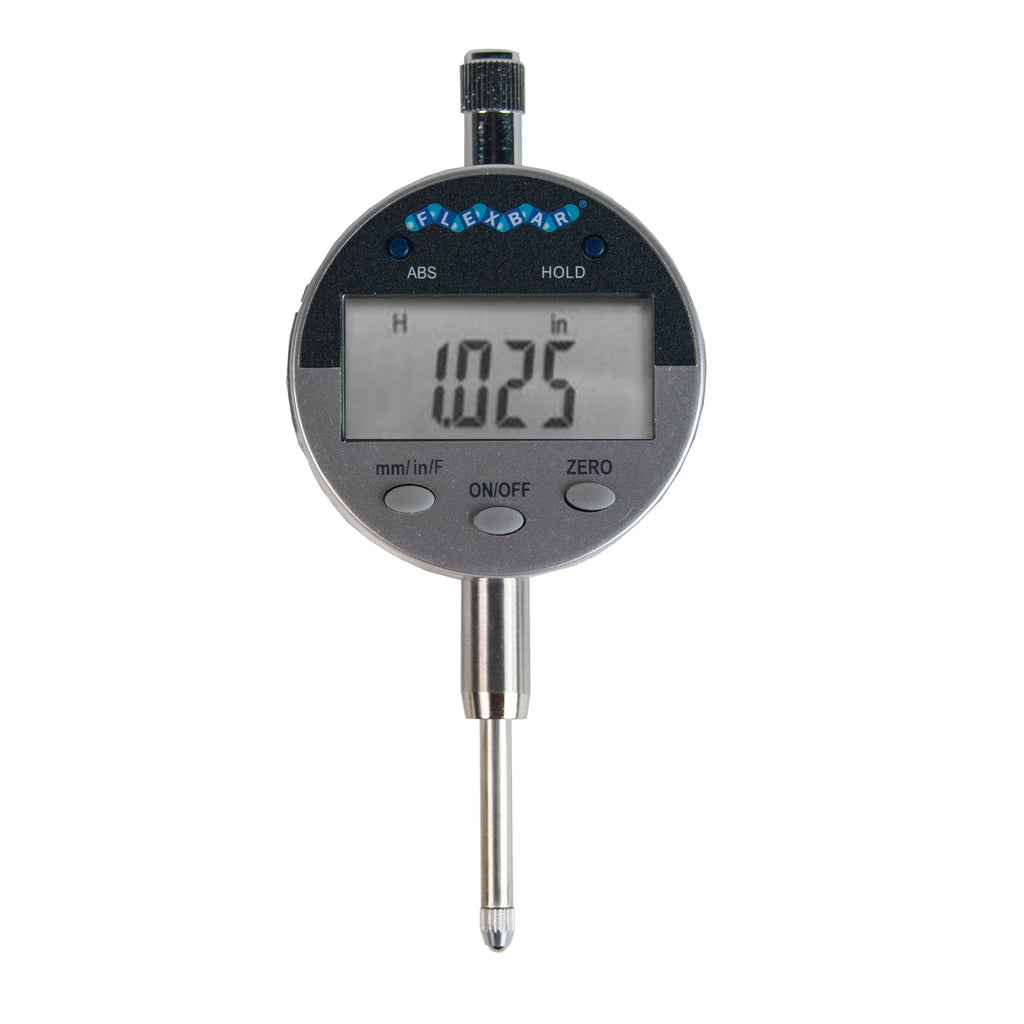 Flexbar 15828 | Economy Digital Indicator | 0-1 in / 25 mm, 0.00005 in Resolution - generaltechuae