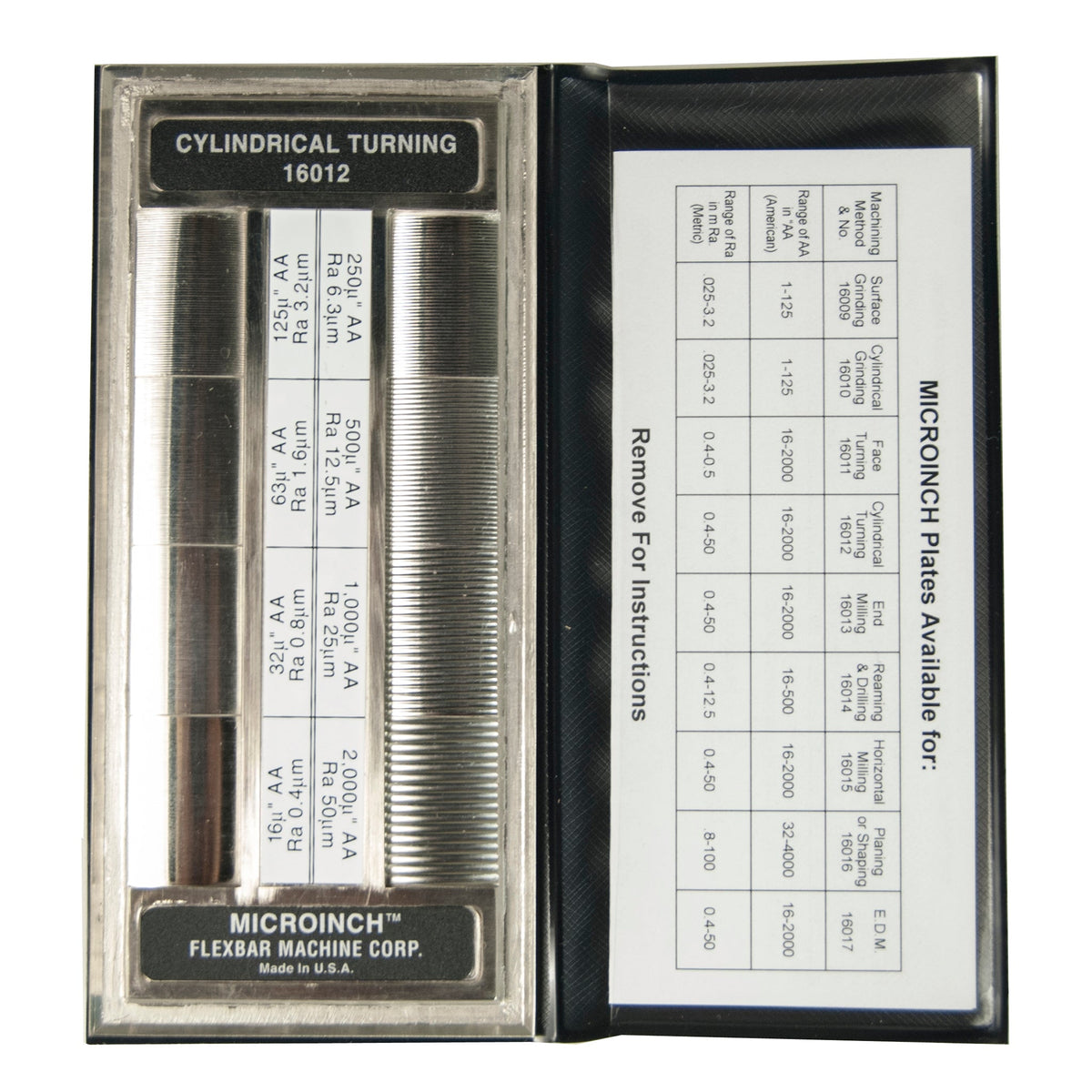 Flexbar 16012 | Microinch Comparator Plate | Cylindrical Turning, Non-Calibrated - generaltechuae