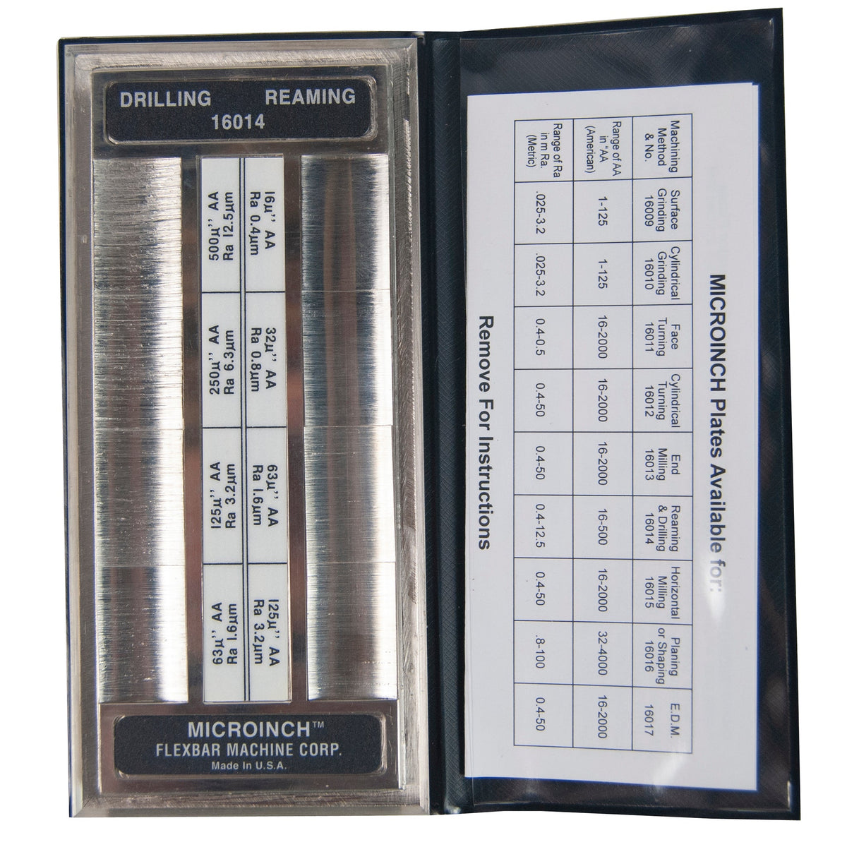 Flexbar 16014-CAL | Microinch Comparator Plate | Reaming & Drilling, Calibrated - generaltechuae