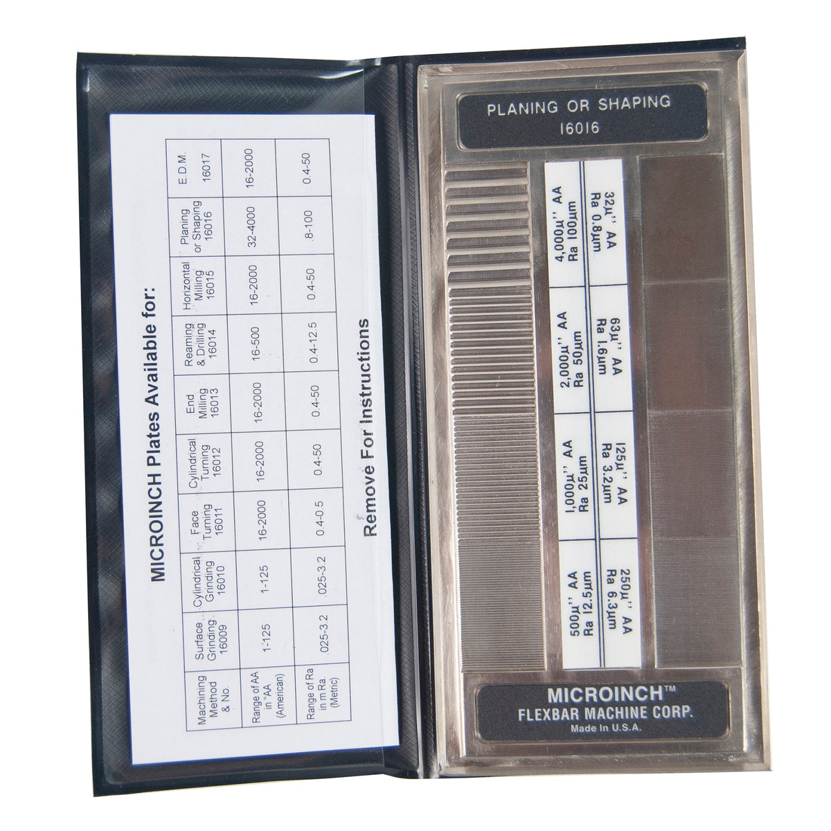 Flexbar 16016-CAL | Microinch Comparator Plate | Planing & Shaping, Calibrated - generaltechuae