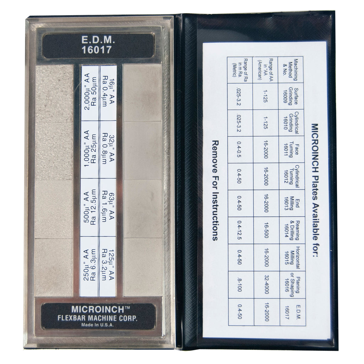 Flexbar 16017-CAL | Microinch Comparator Plate | E.D.M., Calibrated - generaltechuae