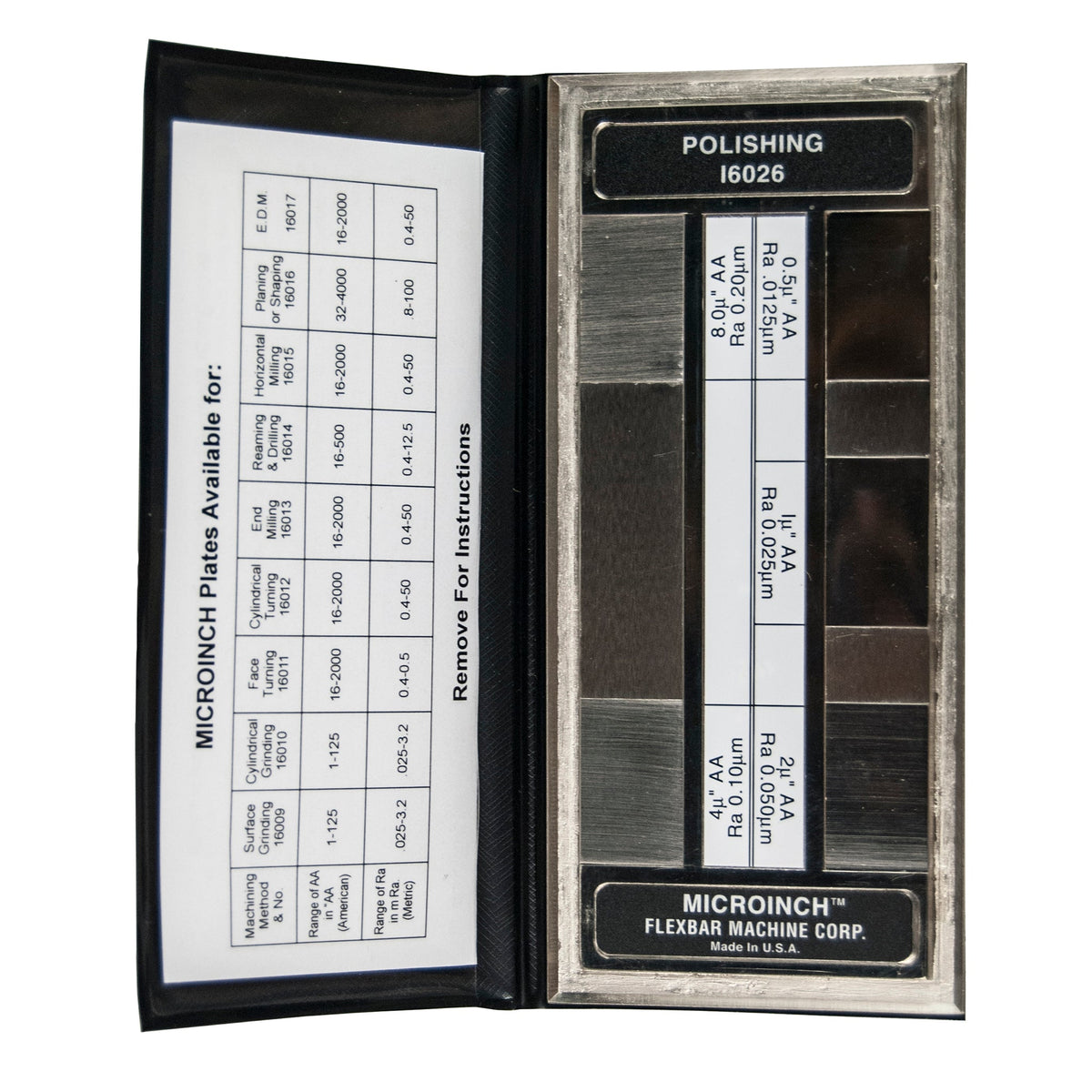Flexbar 16026 | Microinch Comparator Plate | Polishing, Non-Calibrated - generaltechuae