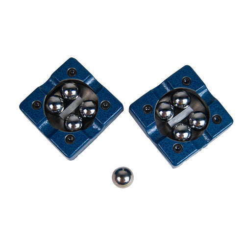 Flexbar 16098 | Ball Bearing V-Block | Medium 3⅜ x 3⅜ x 2⅜ in, No Clamps - generaltechuae