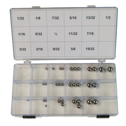 Flexbar 16168 | Precision Spherical Ball Set | 16 Sizes, 1/32" to 1/2" - generaltechuae