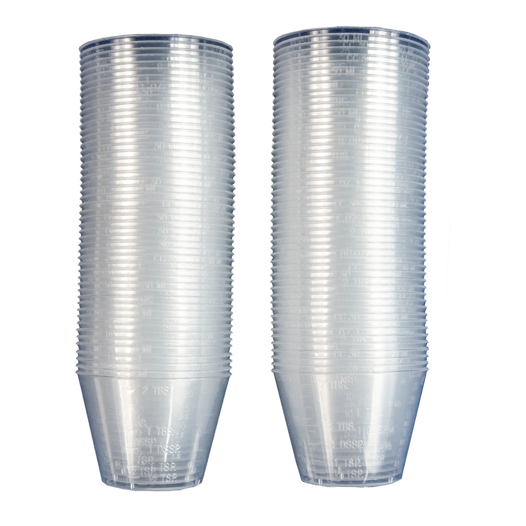 Flexbar 16210 | Graduated Plastic Cups | 10 oz, Pack of 100 - generaltechuae