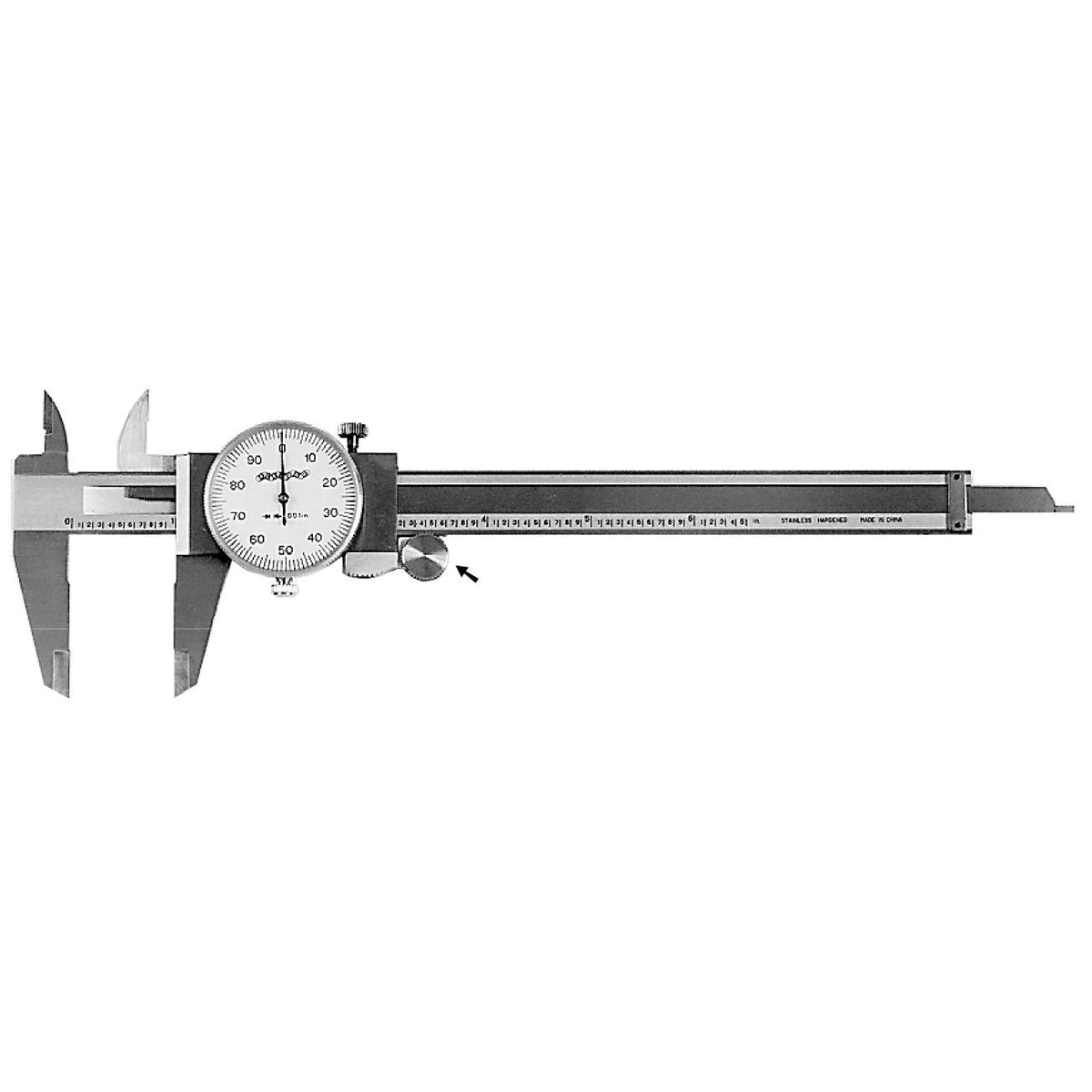 Flexbar 16278-M | Precision Dial Caliper | 0-150 mm, Metric - generaltechuae