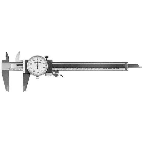 Flexbar 16278-M | Precision Dial Caliper | 0-150 mm, Metric - generaltechuae