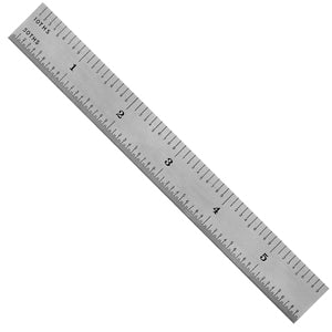 Flexbar 16752 | Rigid Steel Inch Rule, 16R | 24 in, 1⅛ in wide - generaltechuae