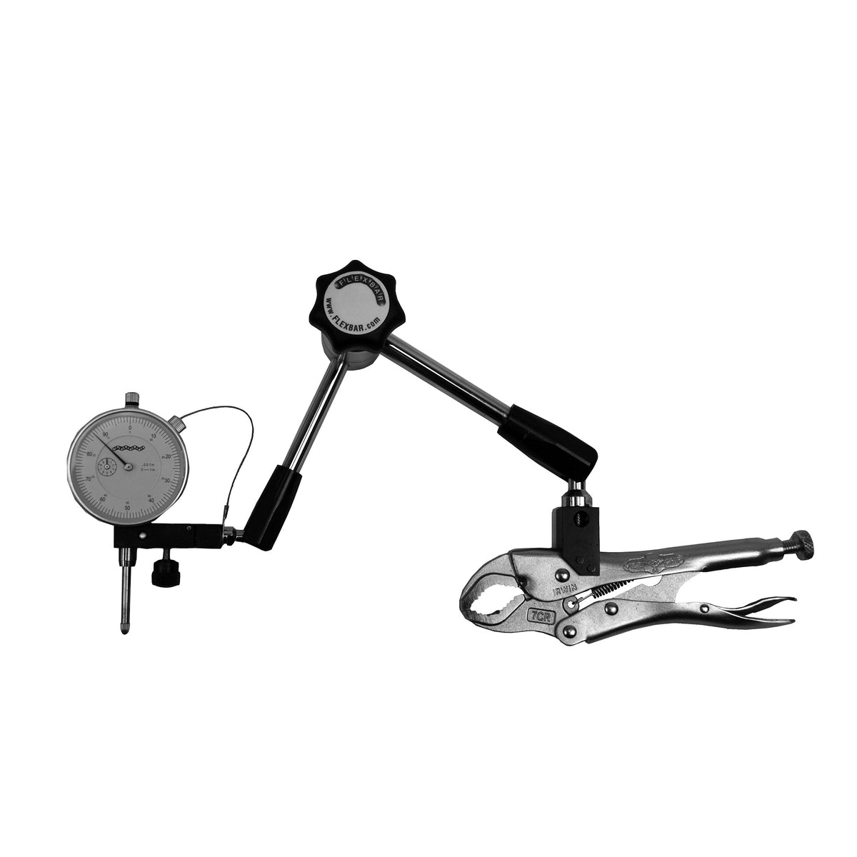 Flexbar 16820-KIT | Rigid Arm Vise-Grip Indicator Kit | With 0-1 in Dial Indicator - generaltechuae