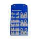 Flexbar 17391 | 25 Piece Radius Gage Set | .010 to .500 in, with Holder - generaltechuae