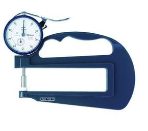 Mitutoyo 7321 Dial Indicator Thickness Gauge 0-10mm, 0.01mm, 120mm Throat