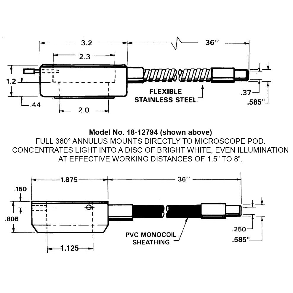 Flexbar 18-12794 | Fiberoptic Ring Lite | 2" I.D., 36" PVC Sheathed Guide - generaltechuae (2)