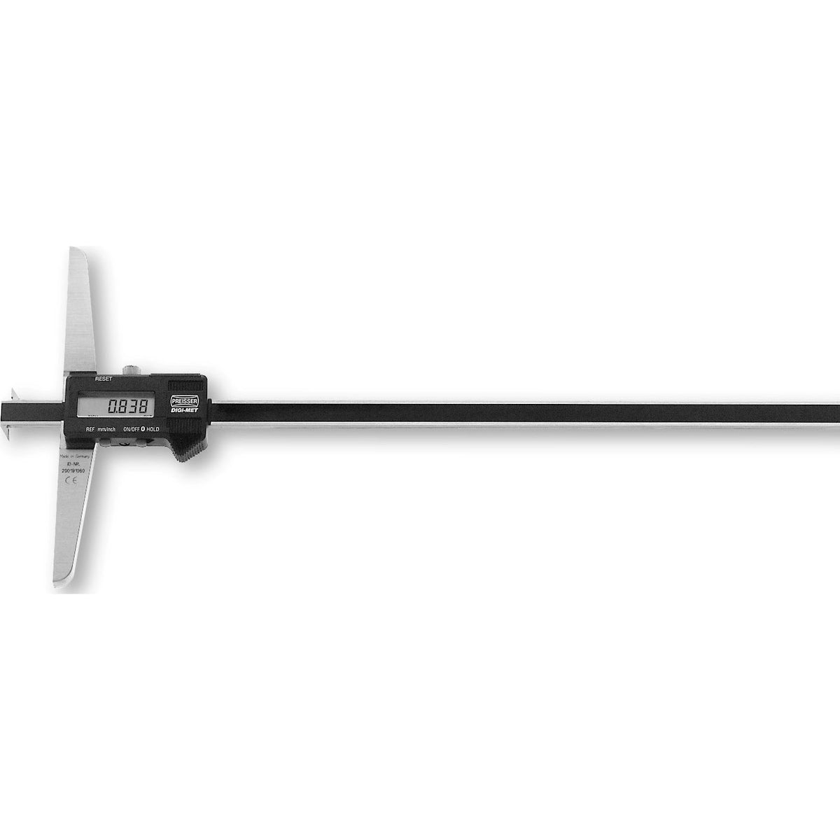 Flexbar 18219 | DIGI-MET Offset Legs Depth Gauge | 0-8 in, .0005 in Resolution - generaltechuae