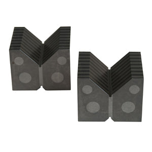 Flexbar 18241 | Magnetic Chuck V-Blocks | 2 in and 1/2 in Round Capacity - generaltechuae