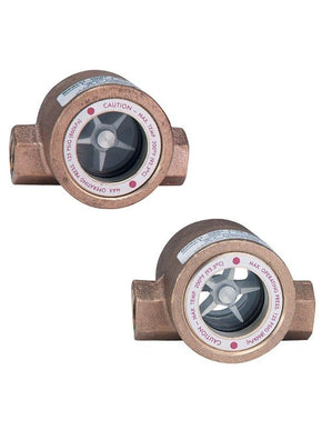 Dwyer Instruments SFI-300SS-1-1/4 | Sight flow indicator | 1-1/4" body | 4.375" L x 3.125" D x 2.563" H (111 x 79 x 65 mm) | 3.0 lb (1.4 kg)