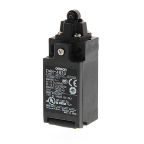 OMRON D4N-1232 | Limit switch, Top roller plunger, 2NC (snap-action), 2NC (snap-action), Pg13.5 (1-conduit)