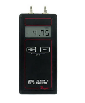 Dwyer Instruments 475-000-FM Handheld Digital Manometer| 1 IN/.249 KPA