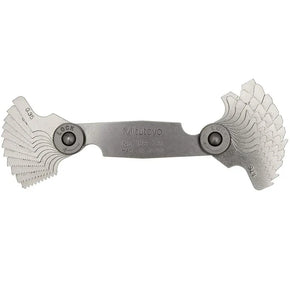 Mitutoyo 188-130 Metric Screw Pitch Gage Set 0.35mm to 6mm 22 Leaves