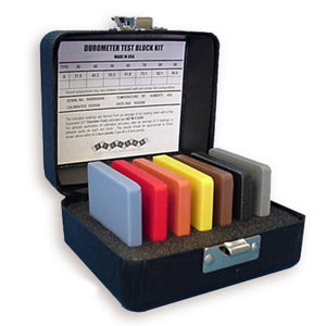 Flexbar 18882 | Shore A Durometer Test Kit | 7 Blocks, No Certification - generaltechuae