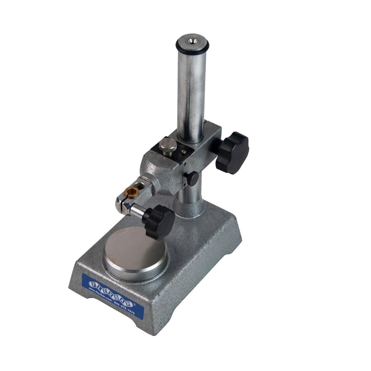 Flexbar 19281 | Heavy Duty Dial Gage Stand, Round Anvil | 60 mm Base, 120 mm Range - generaltechuae