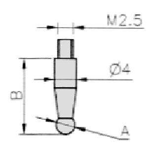 Flexbar 19384 | Interchangeable Ball Contacts | Ball Size 2, Pair - generaltechuae (2)