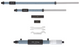 Mitutoyo 141-117 Interchangeable Rod Inside Micrometer 200 - 500 mm, Graduation 0.01 mm