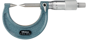 Mitutoyo 112-156 Point Micrometer with Hardened Tip
75-100mm, 15° Tip