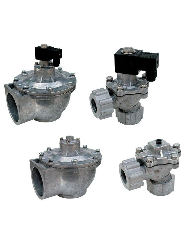 Dwyer Instruments DCV45C1D | 1-1/2" diaphragm valve | Integrated coil | Coupling connection | 110 VAC | DIN electrical connection | Two diaphragms | Cv factor of 51