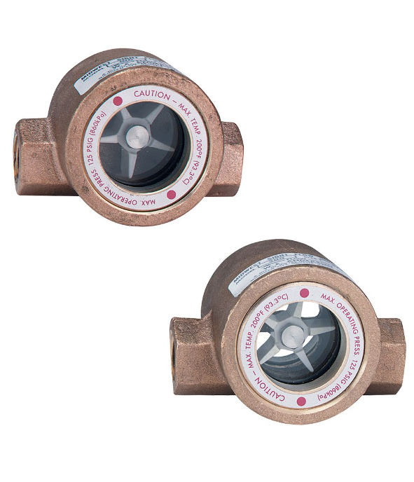 Dwyer Instruments SFI-360-1/2 | Sight flow indicator | 1/2" body | 4.063" L x 2.750" D x 2.563" H (103 x 70 x 65 mm) | 2.6 lb (1.2 kg)