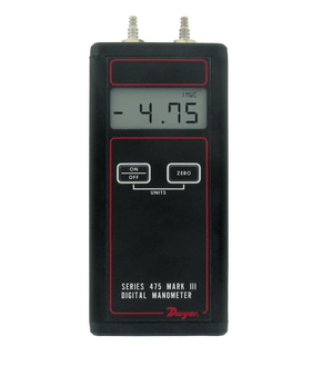 Dwyer Instruments 475-6-FM | Handheld digital manometer | Range 0-30.00 psi (2.069 bar) | Max. Pressure 60 psig