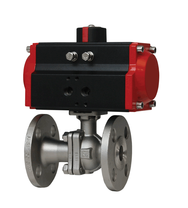 Dwyer Instruments WE04 | 2-Piece flanged stainless steel ball valve