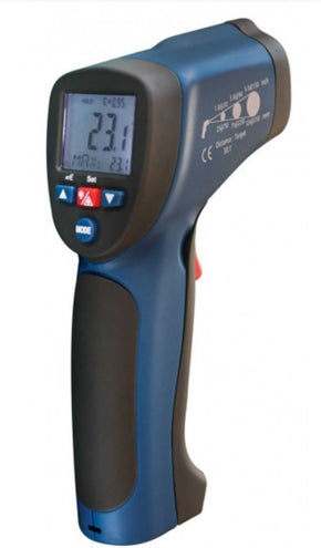 REED R2005 Infrared Thermometer, 30:1, 1922°F (1050°C), Integrated Type K Thermocouple