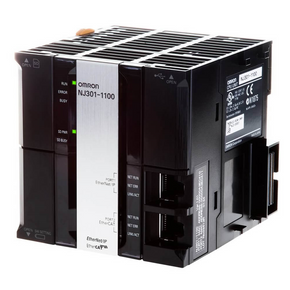 OMRON NJ301-1100 | Sysmac NJ3 CPU, 5 MB memory, built-in EtherCAT (4 servo axes, in total 192 EtherCAT nodes) and EtherNet/IP