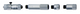 Mitutoyo 137-211 Tubular Inside Micrometer, Hardened Face 2-6"