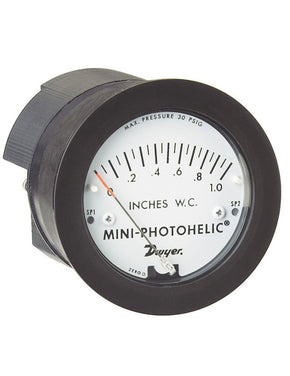 Dwyer Instruments MP-000 | Differential Pressure Switch/Gage | Range 0-0.5