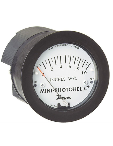 Dwyer Instruments MP-000 | Differential Pressure Switch/Gage | Range 0-0.5