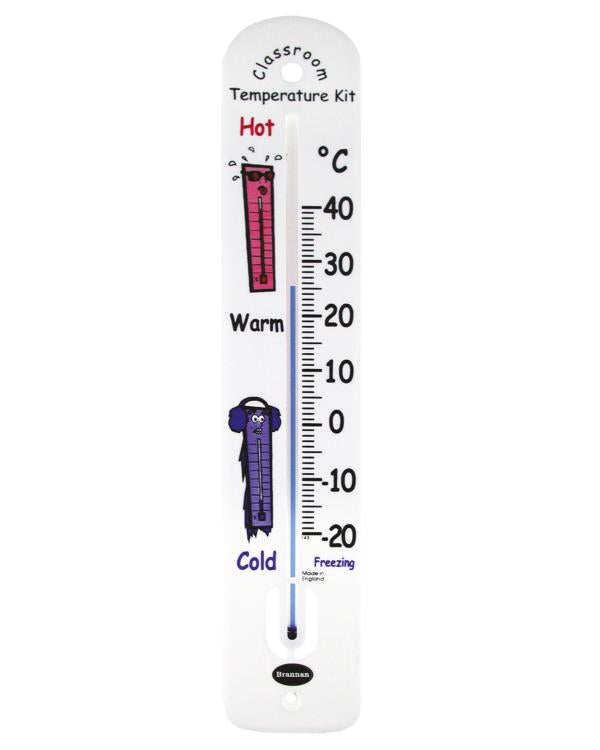 Brannan 25/703/0 | Classroom Wall Thermometer | 380 mm, -20 to +50 °C - generaltechuae