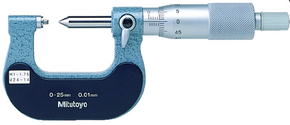 Mitutoyo 125-114 Screw Thread Micrometer
50-75mm, 3.5-5mm/8-5TPI