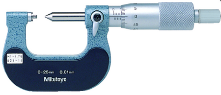 Mitutoyo 125-114 Screw Thread Micrometer
50-75mm, 3.5-5mm/8-5TPI