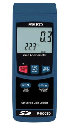 REED R4000SD Data Logging Vane Thermo-Anemometer